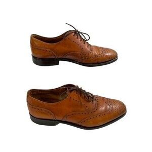 Ralph Lauren Made in Italy Men's Wingtip Brogues Brown Size 8.5